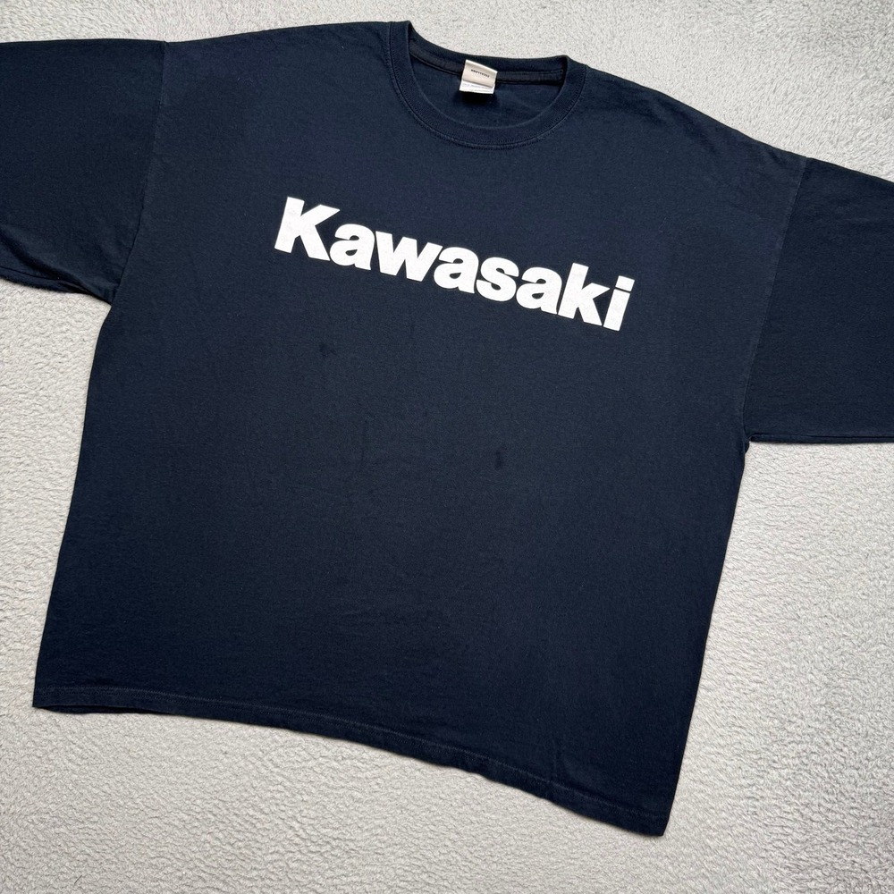 Vintage Y2K Kawasaki motorcycles T-shirt